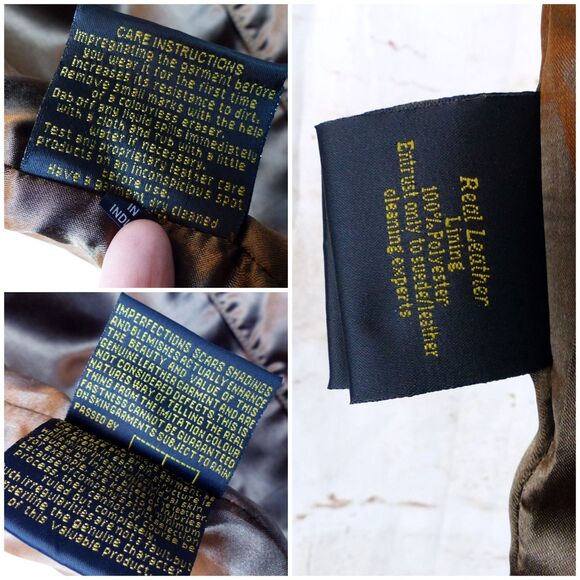 Scully Vest Men 52L Brown Distress Lambskin Leather Western Button Lined 503-60 - Picture 12 of 12